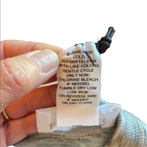 For the Republic Gray with Lacing Sweatshirt - Picture 7 of 9